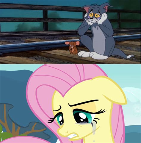 Fluttershy Crying Over Tom and Jerry Suicide by SamuelJCollins1990 on DeviantArt