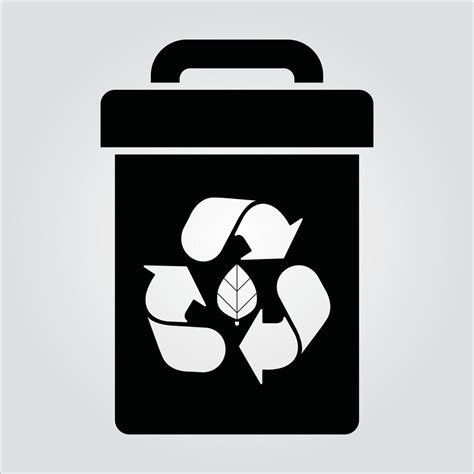 Isolated Recycle Bin EPS 10 Free Vector Graphic 8653142 Vector Art at ...