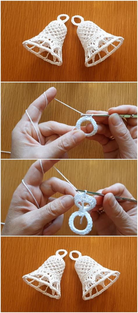 Christmas Bells Crochet Tutorial Step By Step