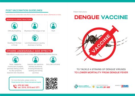 Dengue vaccine launched in Phuket