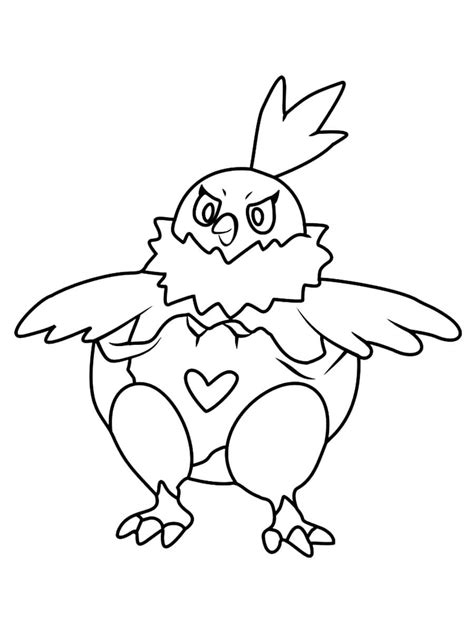 Vullaby Pokemon coloring page - Download, Print or Color Online for Free