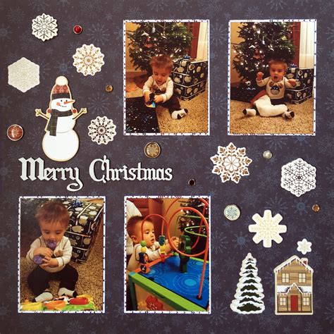 Merry Christmas - Scrapbook.com | Christmas scrapbook pages, Christmas ...