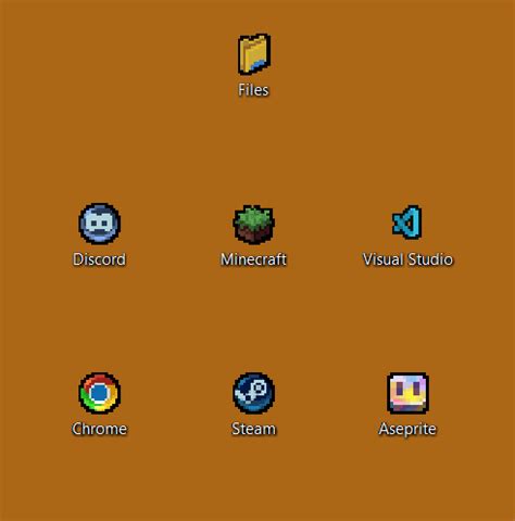 Pixel art app icons by PatrickTheArtist