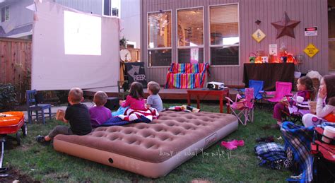 outdoor movie night ideas at home - Aleida Bolton