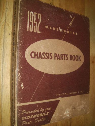 Sell 1940-1952 OLDSMOBILE CHASSIS PARTS CATALOG 1951 1950 49 in Benton, Illinois, United States ...