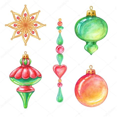 Christmas tree ornaments Stock Photo by ©wacomka 91000792