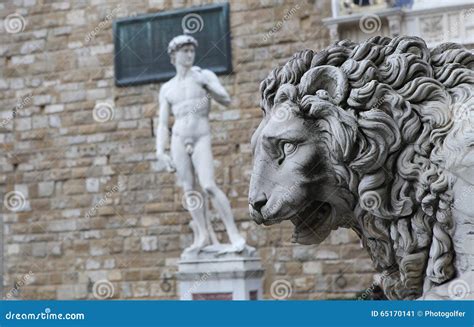 Statues in Piazza Della Signoria, Florence, Italy Editorial Photo ...