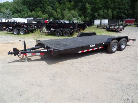 18 ft. Open Car Trailer, 9,990 GVWR, Full Steel Deck, Payload Rated 7,650 lbs. ID#529733 - Car ...