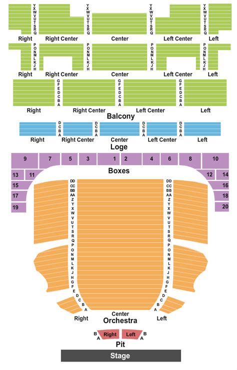 Music Hall Kansas City Seating Chart & Maps Kansas City