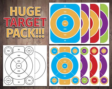 Printable Nerf Targets