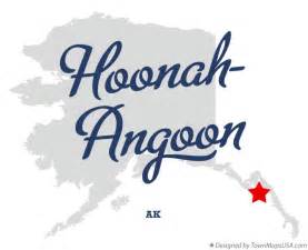 Map of Hoonah-Angoon, AK, Alaska