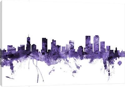 Denver Skyline Painting at PaintingValley.com | Explore collection of Denver Skyline Painting