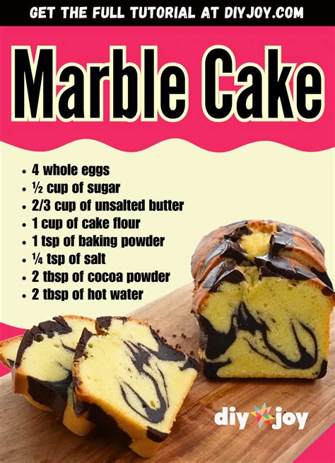 Easy-to-Make Classic Marble Cake