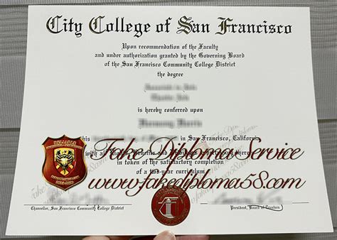 Order a fake City College of San Francisco degree? Buy CCSF diploma