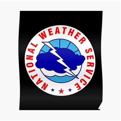 "National Weather Service seal" Poster for Sale by mikoala50 | Redbubble