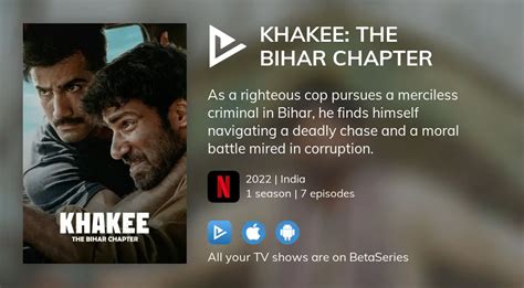 Watch Khakee: The Bihar Chapter streaming