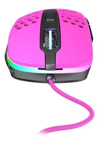 Mouse Gamer Xtrfy M4 Rgb Rosa 16000dpi 6 Botões - Xg-m4-pink | Frete grátis