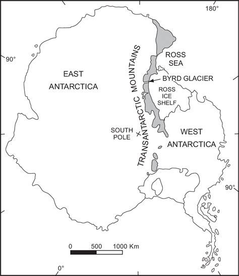 Location map, Byrd Glacier. | Download Scientific Diagram