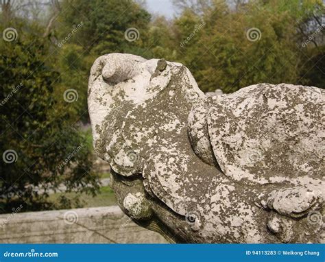 Ruins of Ming Xiaoling Mausoleum in Nanjing China Stock Image - Image of historic, tomb: 94113283