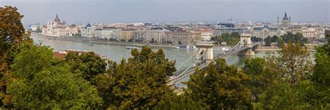 Budapest Panorama from Castle Hill Stock Photo - Image of castle ...