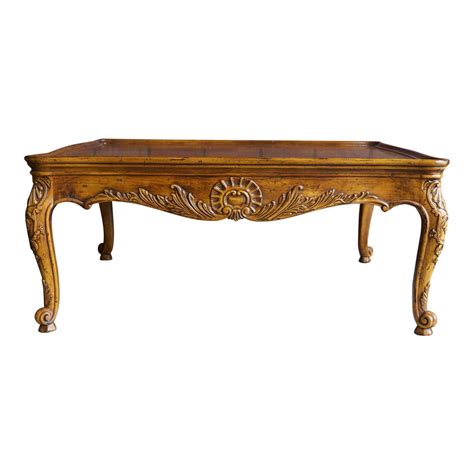 Late 20th Century Henredon French Provincial Coffee Table | Chairish