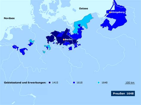 rbb Preußen-Chronik | Karte von 1648