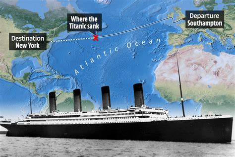 Rms Titanic Sinking Location