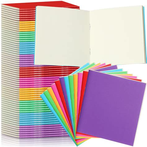 Thenshop 150 Pcs Mini Notebooks Bulk Small Notepad Kids Pocket Notepad Blank Journals 4 x 4 Inch ...