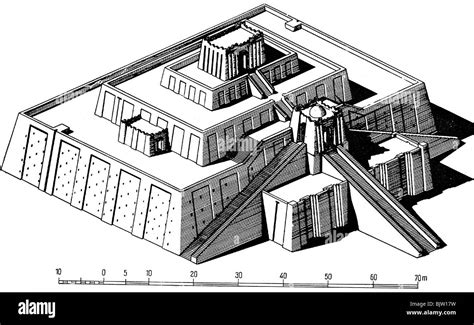 ancient world, Mesopotamia, Ur, Ziggurat, late 3th century BC Stock ...