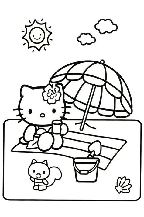 Hello Kitty Coloring Pages