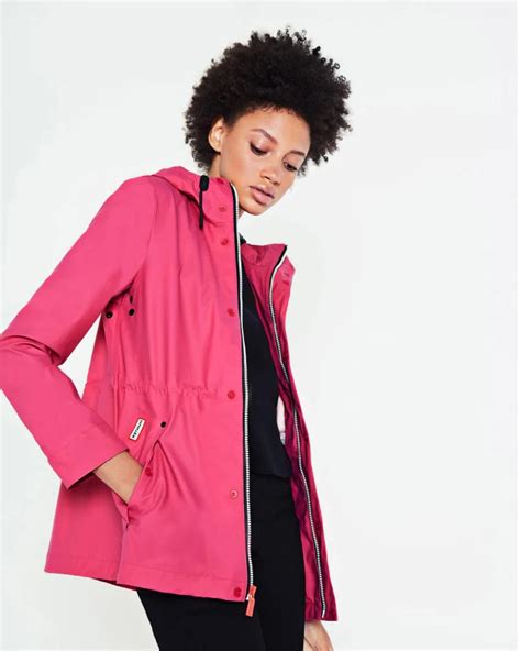 Women's Hunter Original Cotton Rain Coats - Hunter Cotton Waterproof Jackets for Women - The ...