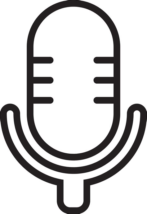 White Microphone Icon Png