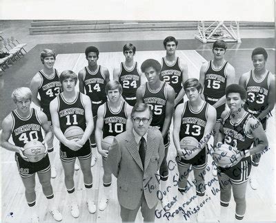 "Memphis State University basketball team, 1971"