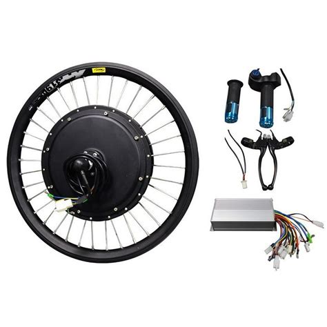 INTBUYING 20" Front Wheel E-bike Conversion Kit Electric Bike Modified ...