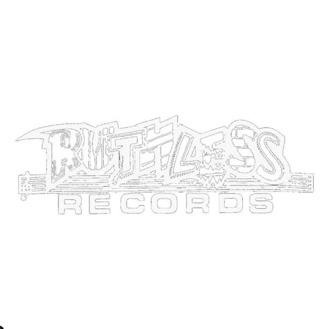 Ruthless Records Logo in White Svg, Jpeg, Png Without Black Background - Etsy