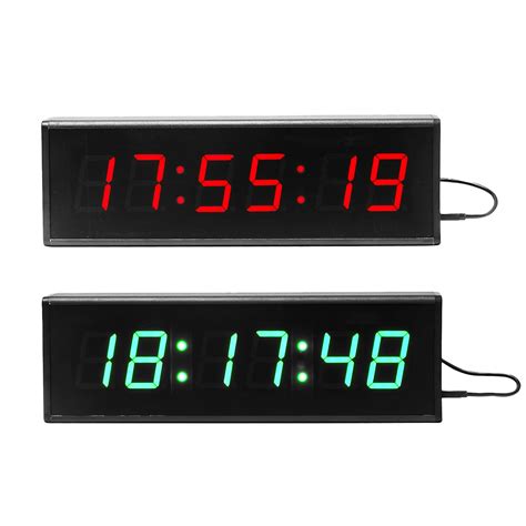 LED Remote Controlled Clock & Timer- 31cm – Ravencourt Clocks