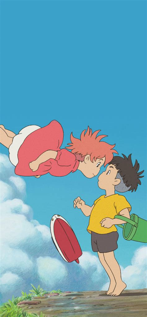 Ponyo and Sosuke Wallpaper | Wallaland