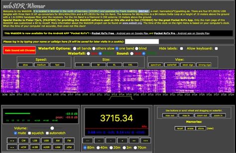 WebSDR Wismar - The DXZone