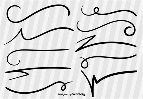 Swish Sketch Vector Lines 107023 Vector Art at Vecteezy