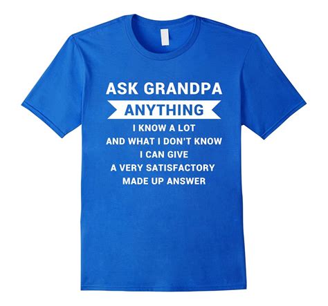 Funny Ask Grandpa Shirt Fathers Day Gift from Granddaughter – Bgtee.com