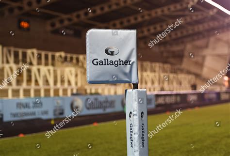 Gallagher Premiership Rugby Logo On Corner Editorial Stock Photo ...