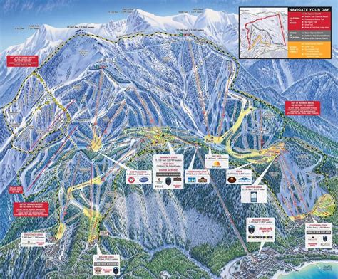 Heavenly Ski Resort Lake Tahoe – Trail Map – California