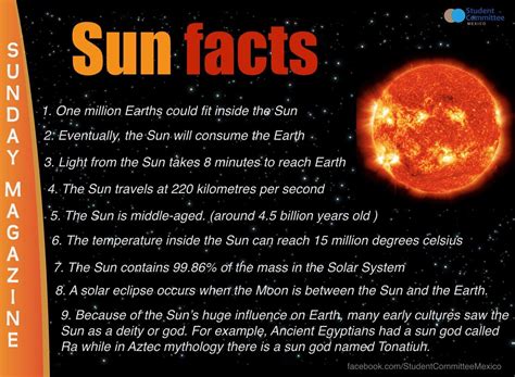 ' Sun facts ' SUNDAY MAGAZINE