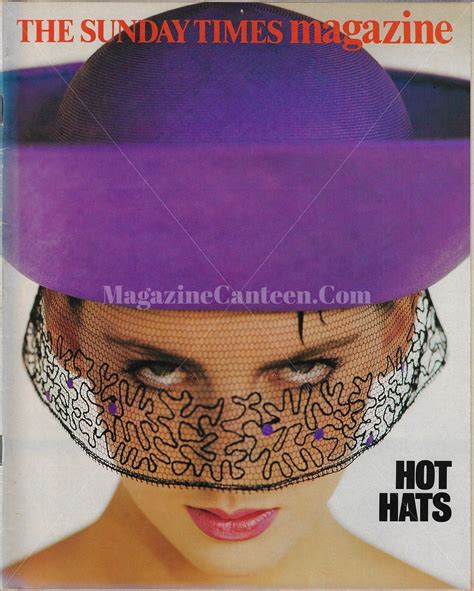 The Sunday Times Magazine - John Swannell – magazine canteen