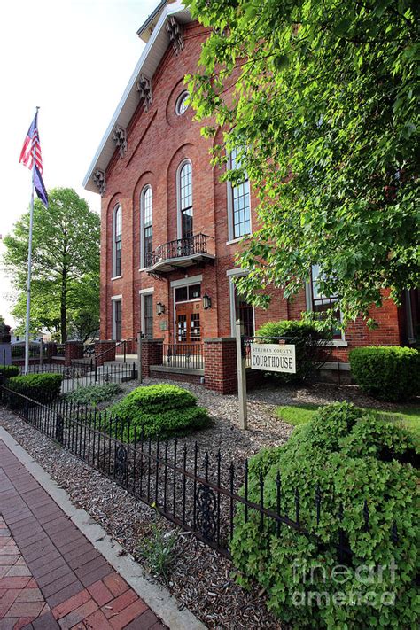 Steuben County Courthouse Angola Indiana 6755 Photograph by Jack ...