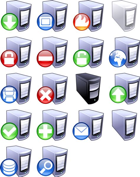 Download Virtual Server Icon Png Download - Free Server Icon Set PNG Image with No Background ...