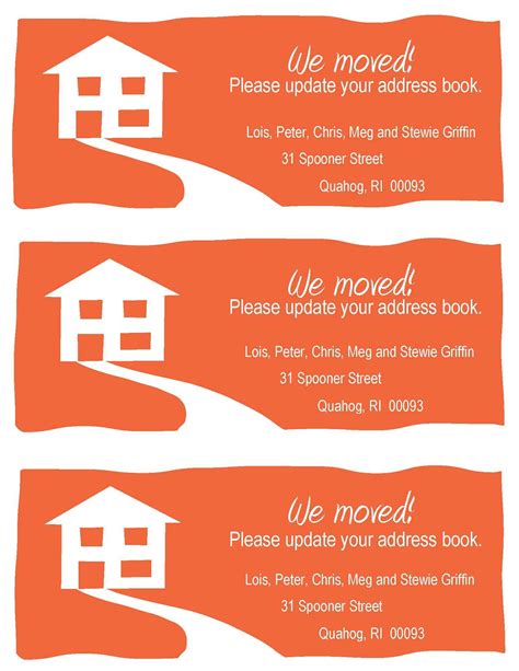 Pin On Moving pertaining to Moving House Cards Template Free – Xfanzexpo.com