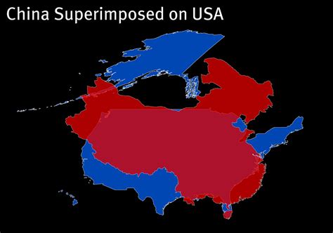 under the raedar: The Size of Countries: USA and China