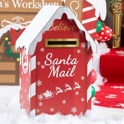 North Pole Express Mailbox 3D Prop - Shindigz Christmas Mail, Christmas Props, Office Christmas ...