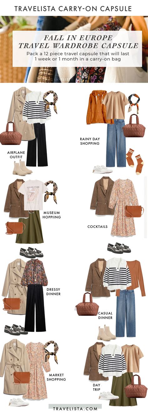 How to pack an 8 day Fall travel wardrobe capsule - Travelista